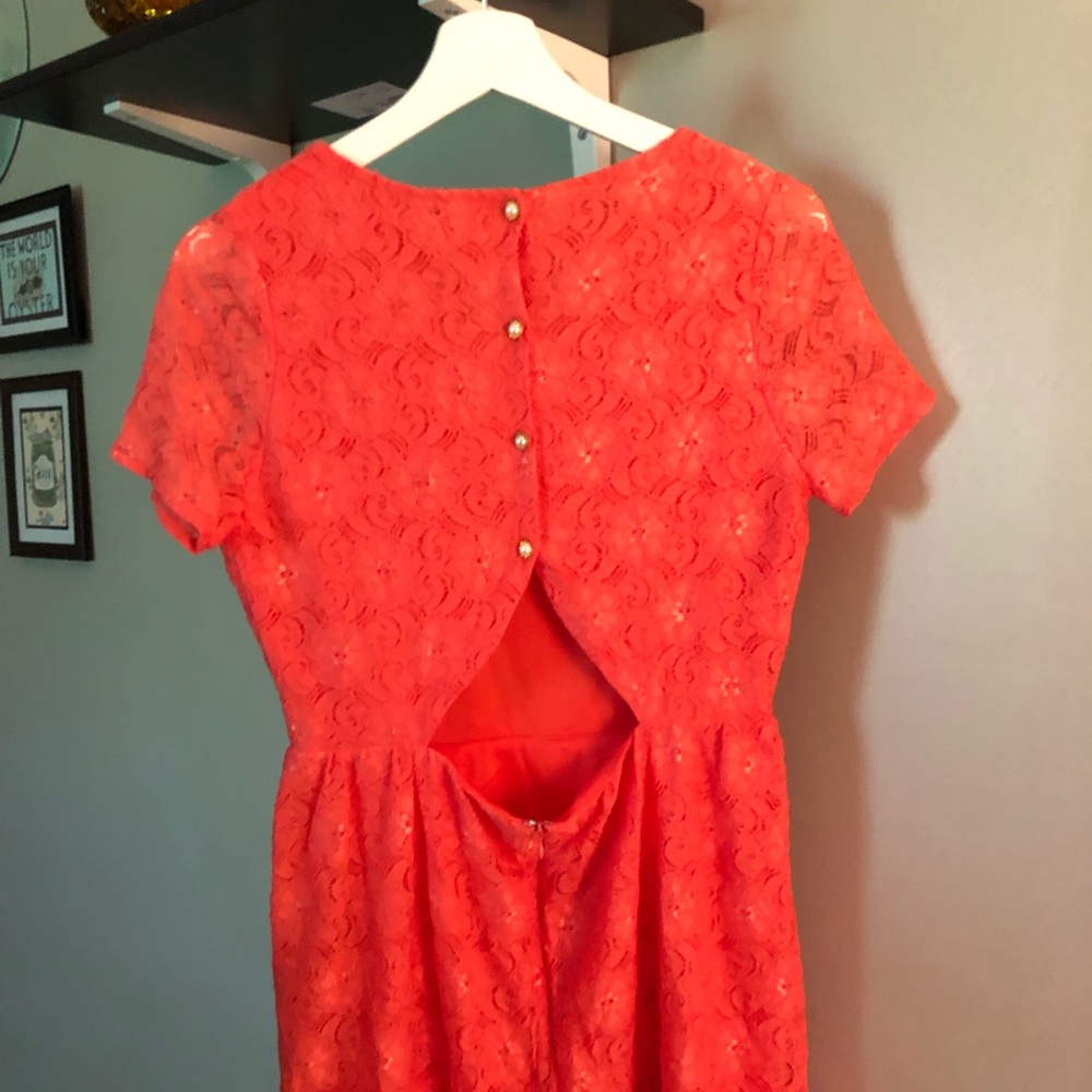 Francesca’s Coral Dress